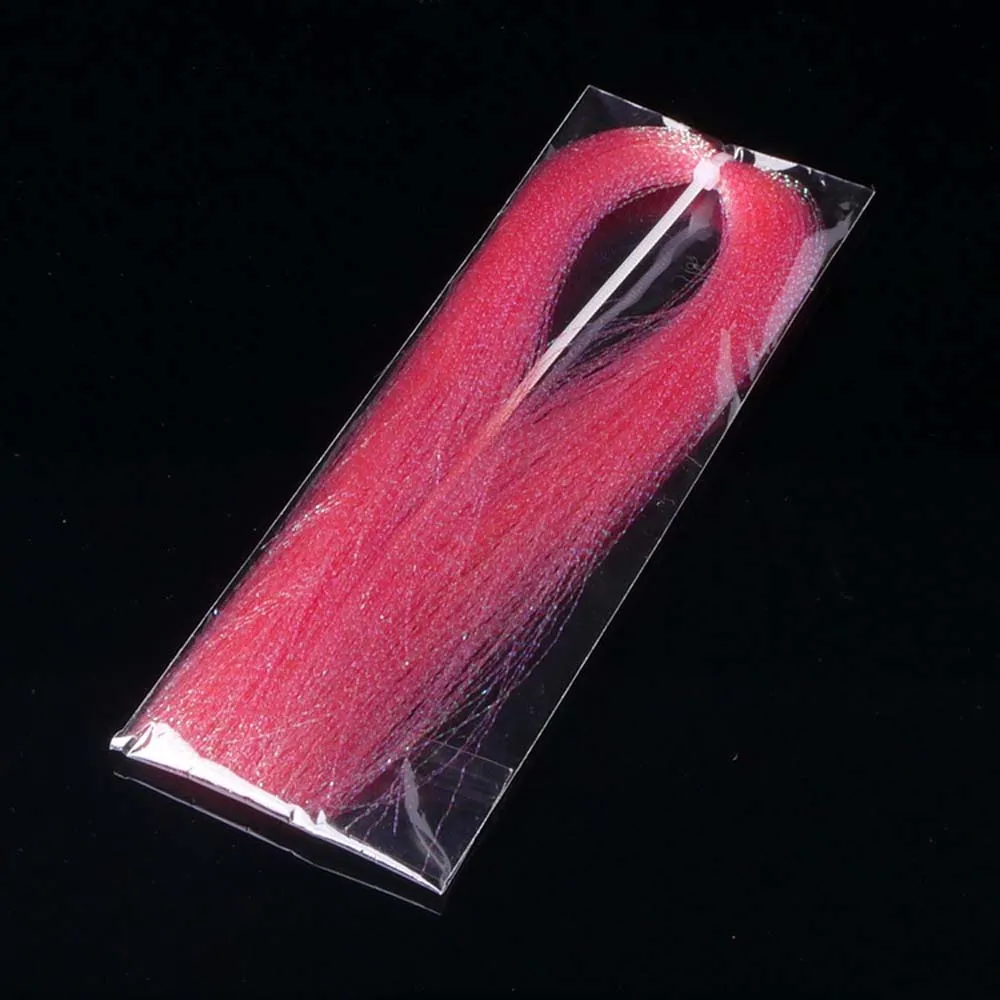 200 шт./пакет Хрустальная вспышка материал для завязывания мушек голографическая