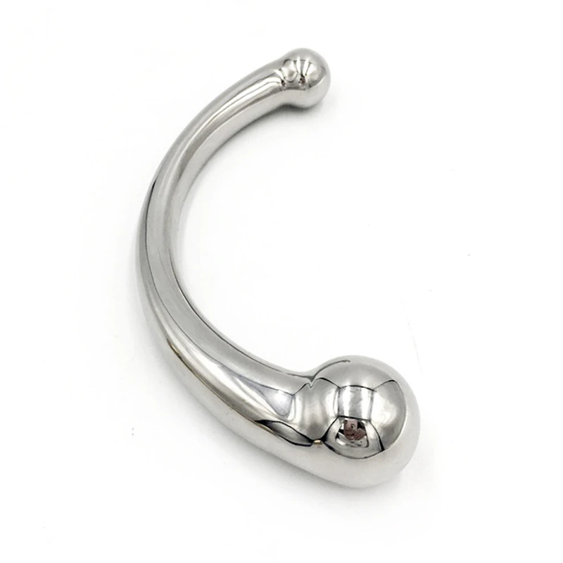 Stainless Steel G-Spot Wand Massage Stick Metal P-Spot Stimulation Anal Hook Butt Plug Anus Sex Toys For Women Man Masturbator | Красота и