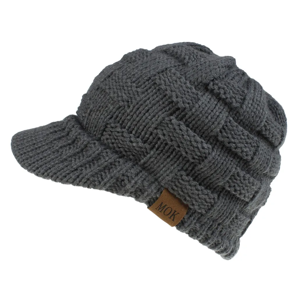 Новая Теплая зимняя Повседневная вязаная шапка для женщин и девочек, шапка для катания на лыжах, шапка для катания на лыжах