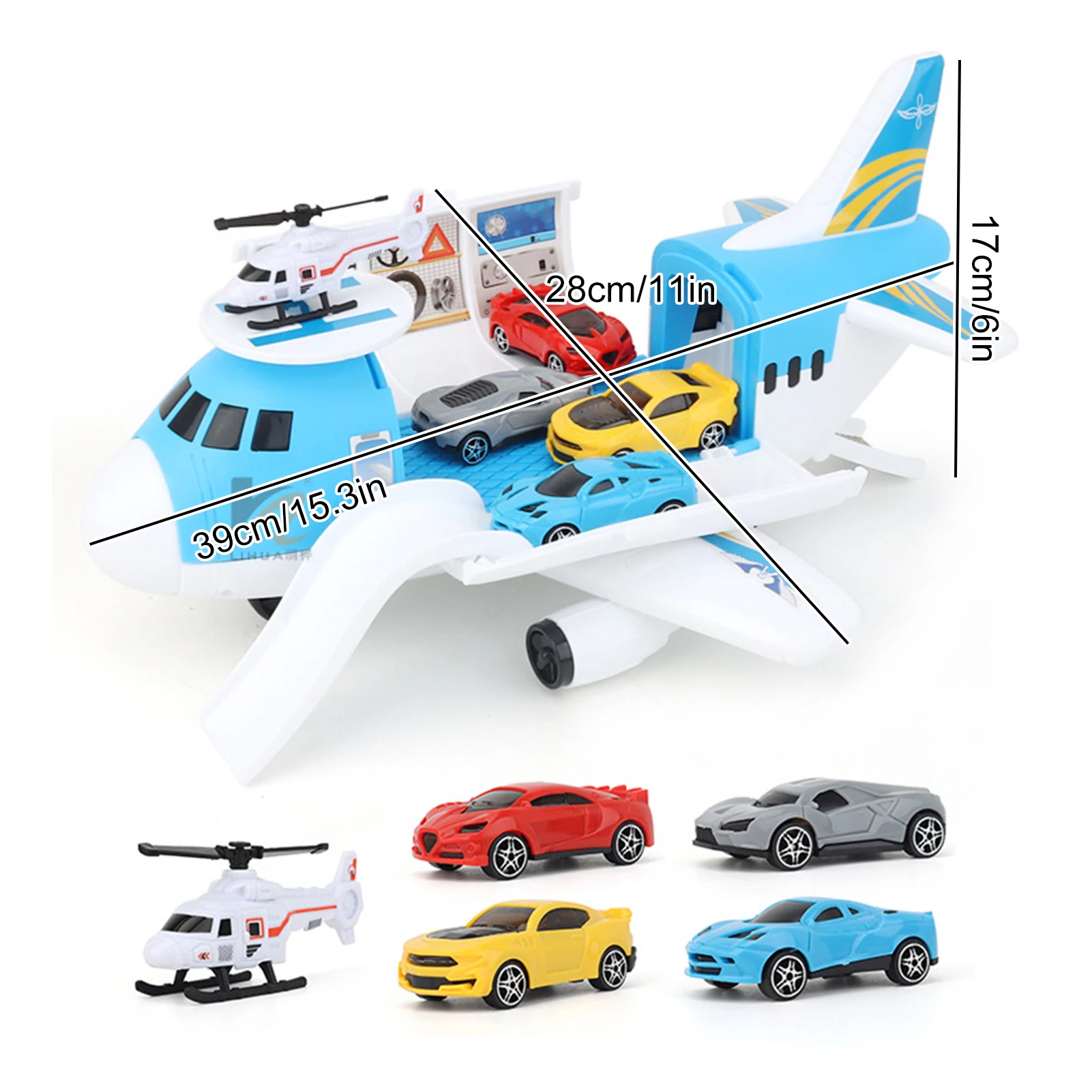 

Children's Aircraft Model Inertial Transport Aircraft Aircraft Toy Boy Toy Car Model Desktop Play House Educational Game
