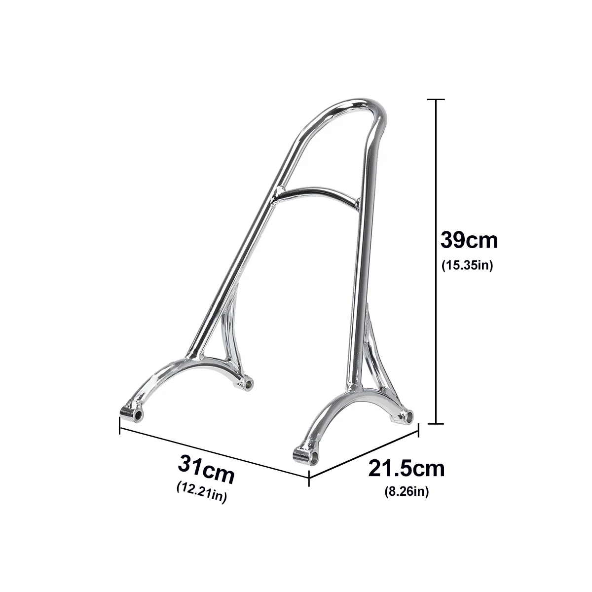 

Chrome Motorcycle Short Passenger Sissy Bar Backrest For Harley For Sportster XL Iron Nightster 883 1200 Forty Eight 48 2004-17