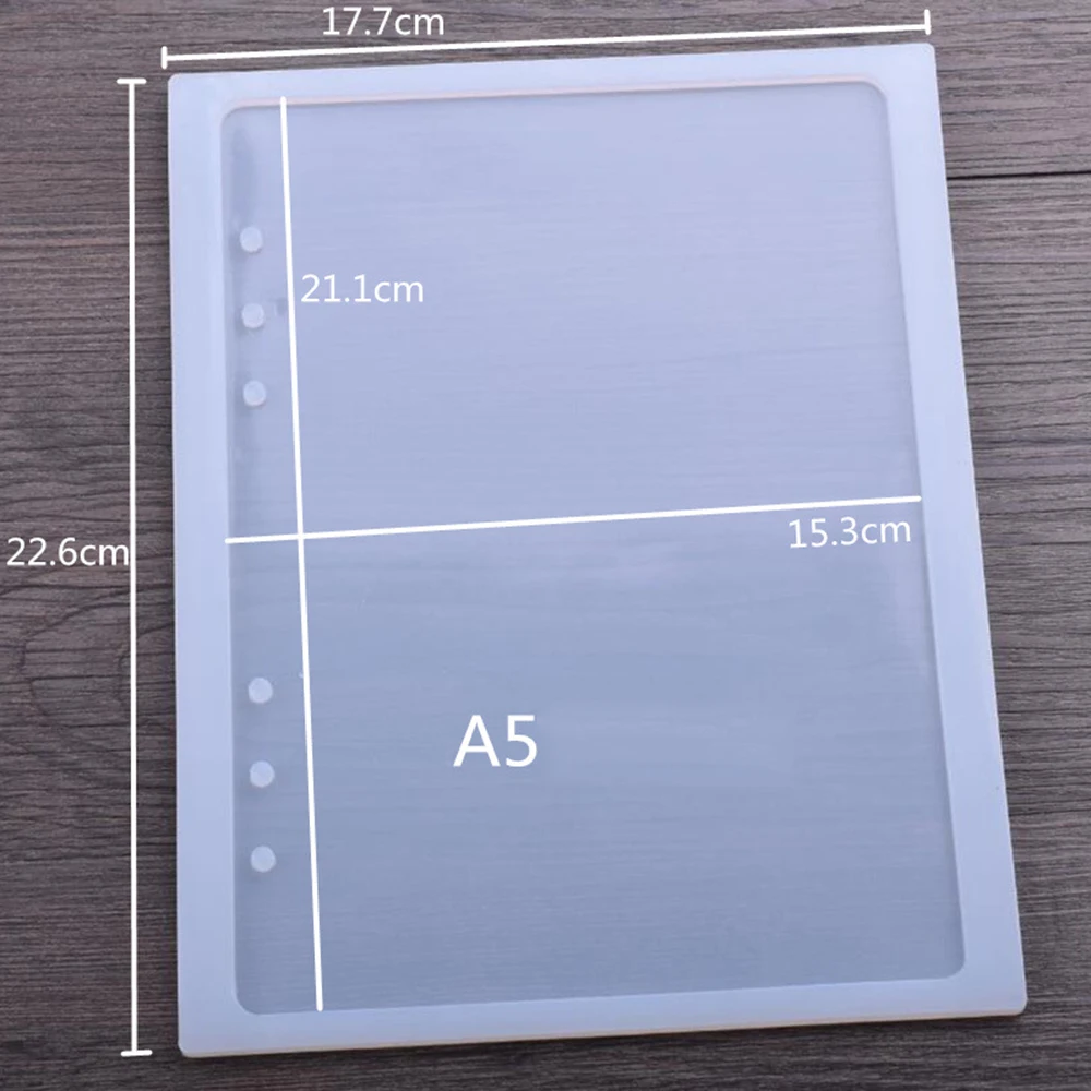 

New A 5/6/7 Notebook cover Silicone Mold for jewelry Resin Silicone Mould handmade DIY epoxy resin molds