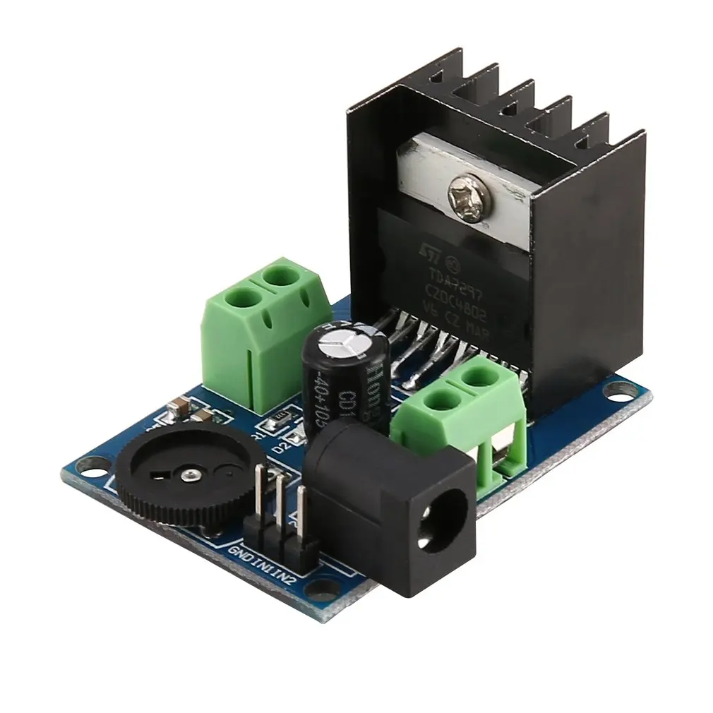 

TDA7297 Super Mini DC 6-18V Power Amplifier Board Module Dual Channel Electronic DIY Tool Audio Amplify Volume Adjustable