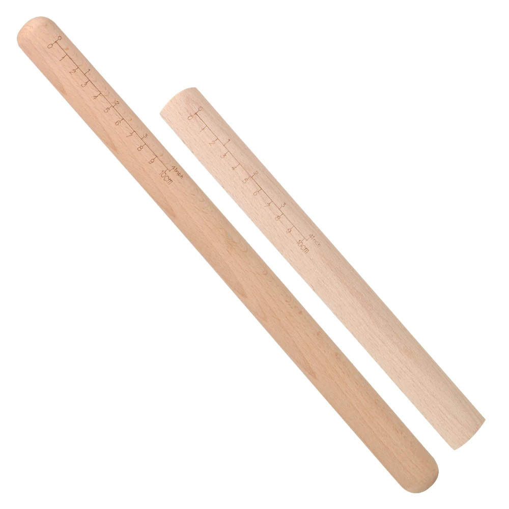 Антипригарный деревянный штифт для раскатки с чехлом 38 см/30 см инструмент