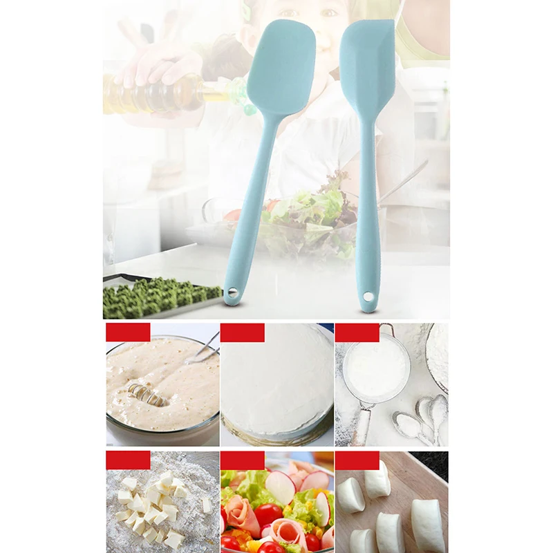 6 Piece Silicone Spatula Set Non-Stick Heat-Resistant Spatulas Turner For Cooking Baking Mixing Tools 2021 | Дом и сад