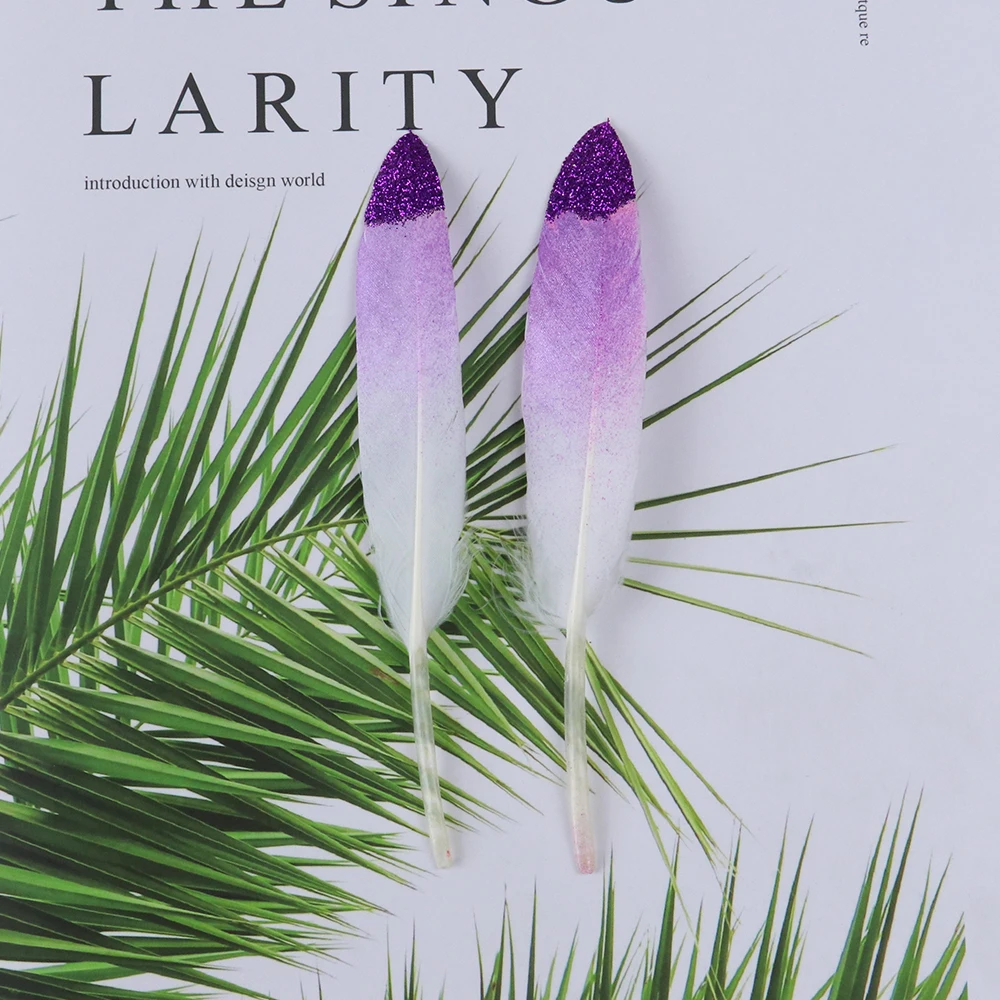 Сделай сам карнавальный костюм аксессуар шляпа спрей красочные гусиное перо