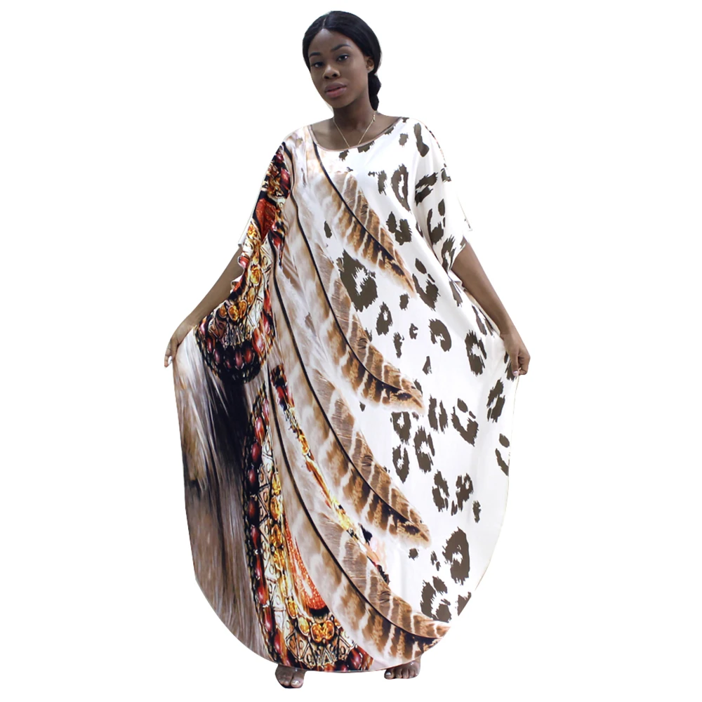 Дашики последнее поступление Африканское женское платье с леопардовым и