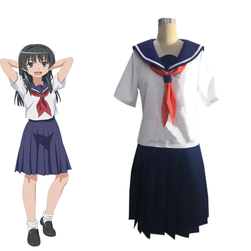 Японское аниме в Aru Kagaku no Railgun Ruiko Saten Косплей Костюм Школьная форма костюм для