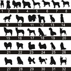 Собака торт Топпер день рождения тематика для домашних животных выбранные украшения собака Силуэт акриловый милый питомец торт Топпер