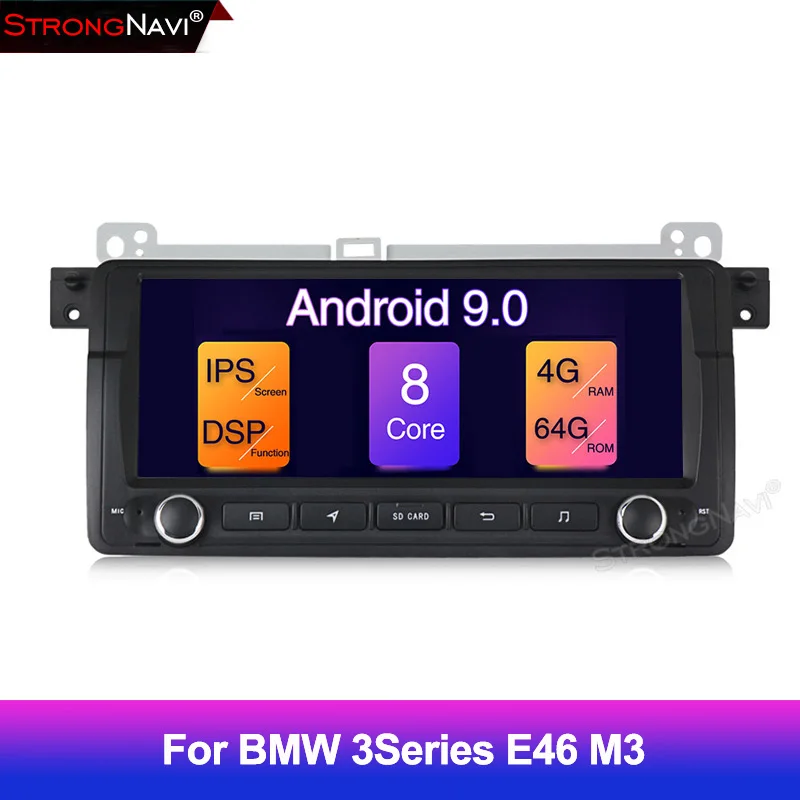 8 &quotIPS экран DSP Android 9 автомобильный Радио мультимедийный плеер для BMW E46 M3 318i 320i 325i