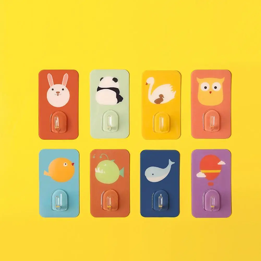 

New Creative Wall Hook Free Punching Seamless Hooks Load-bearing Powerful Self Adhesive Wall Hanger Kitchen Bathroom Organizer