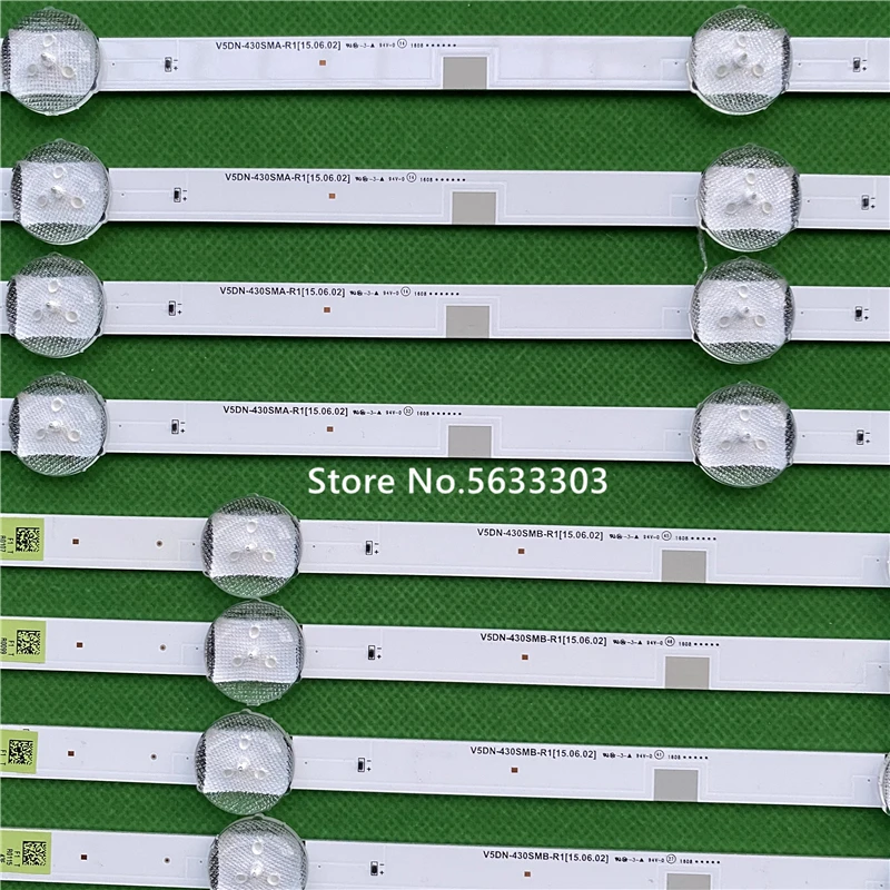 Светодиодная лента для подсветки Samsung 8 шт. 43 дюйма TV 2015 SVS43 FCOM FHD DOE B UA43J51SW UN43J5000