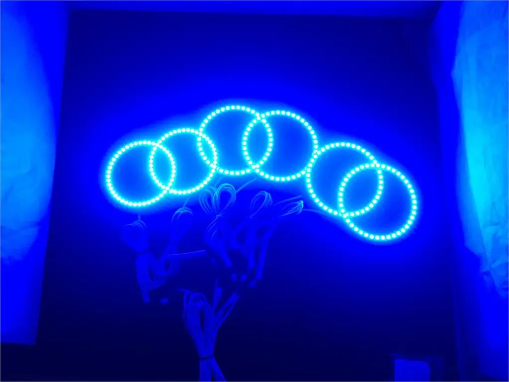Для Alfa Римский 159 светодиодные фары rgb halo angel eyes комплект аксессуары для стайлинга автомобилей 2004-2011, 6 шт./компл