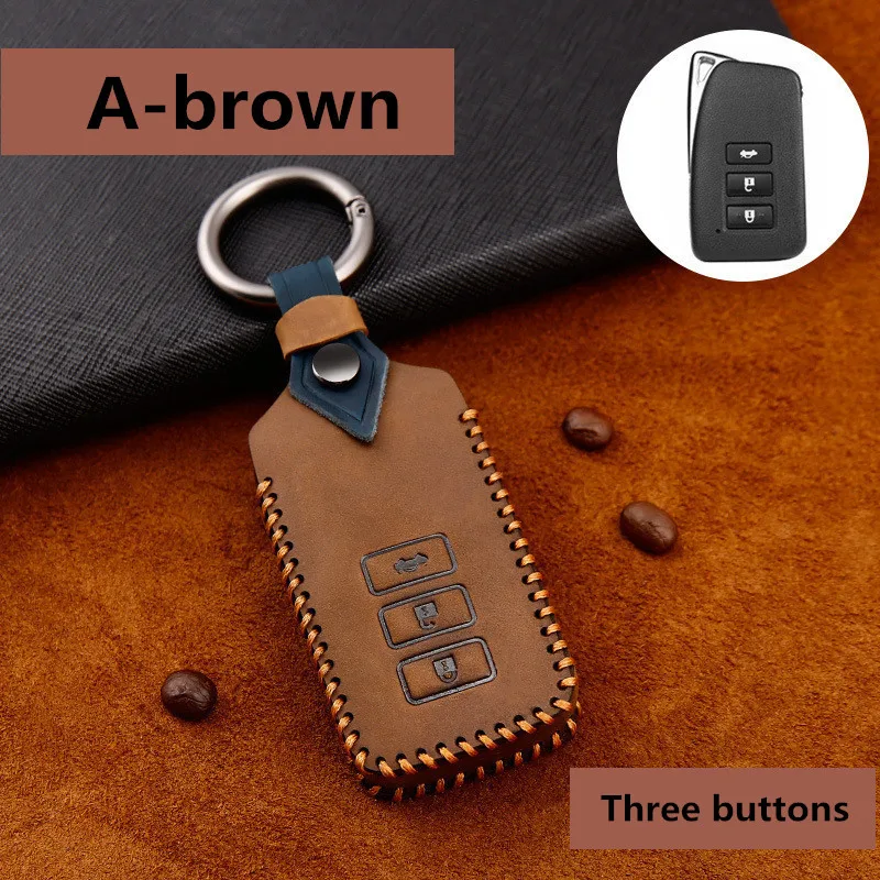 Кожаный чехол для автомобильного ключа Lexus NX GS RX IS ES GX LX RC UX US 200 250h LS аксессуары