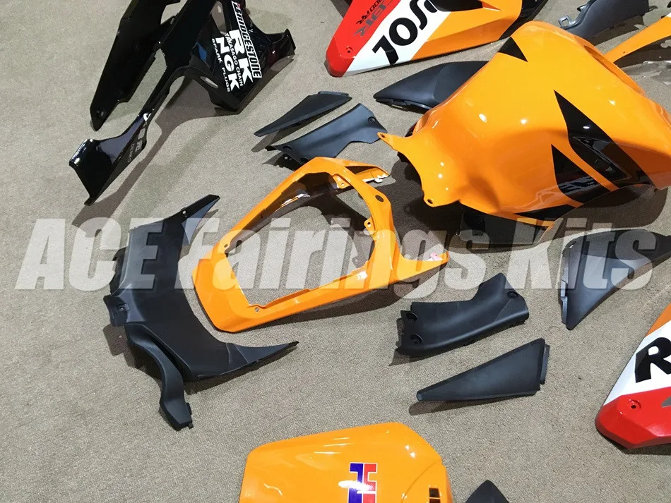 Инжекционного метода литья) ABS Полный комплект обтекателя пригодный для Honda CBR1000RR 08-11 2008 2009 2010 2011 CBR1000 Обтекатели repsol Лидер продаж