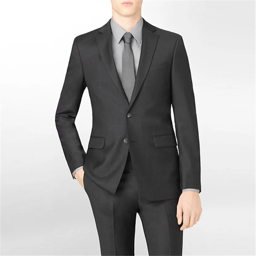 Latest Coat Pant Designs Black Men Suits Elegant Formal Man Suit Jacket for Business Wedding Classic Male Tuxedos 2 Pieces | Мужская