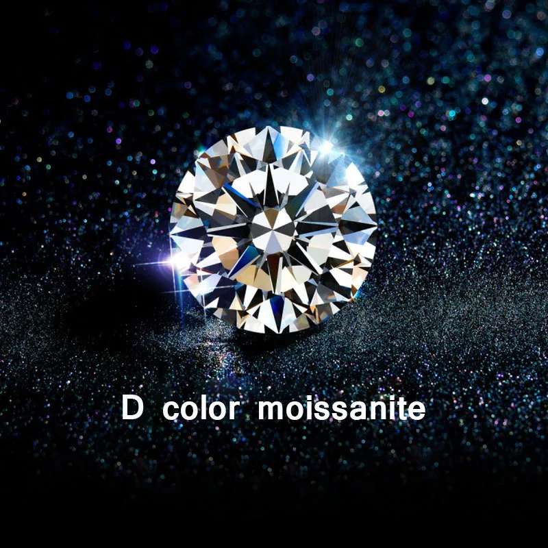 

Lucky Guardian Four Leaf Clover Clover 50 Points Moissanite Clavicle Chain Fashionable and Sexy, Exquisite Diamond Moissanite