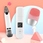 Ультразвуковой очиститель лица скребок для кожи лица, аппарат для угрей, очиститель пилинг, очиститель для лопаты, уход за кожей лица