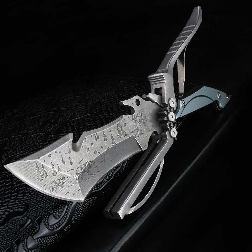 

UAN FENG outdoor multi-function knife jungle wild survival straight knife camping EDC tool tactical military hunting knife