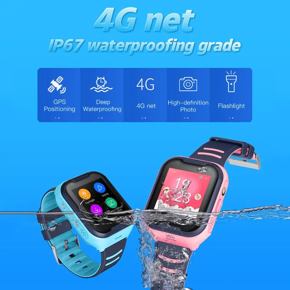 Stepfly W38 4G Детские умные часы детские часы GBS SOS Вызов локатор трекер
