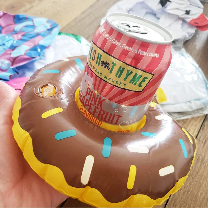 Надувной подстаканник для бассейна поплавок игрушечная подстаканница бара