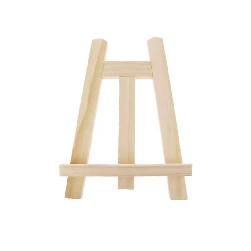 

Mini Artist Wooden Easel Wood Stand Display Holder For Party Decoration 15*20cm Triange Easel