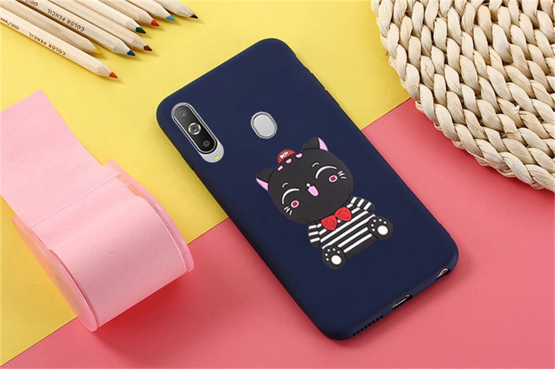 Чехол TRISEOLY из мягкого силикона с изображением Бэтмена коровы Lucky Cat для samsung Galaxy A9