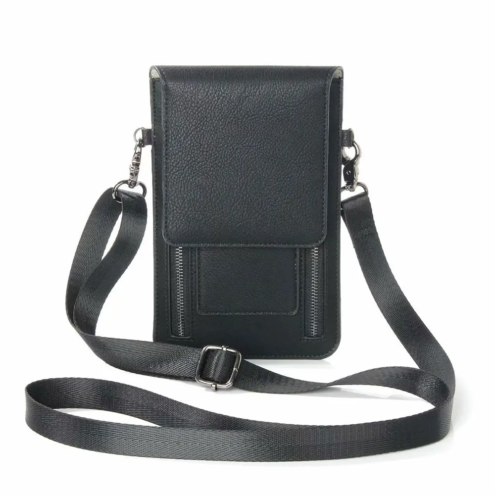

Package Pouch Universal Shoulder Women Bag For the mobile phone size that under 6.3 inch Card Pocket Case Cell Phone Bags