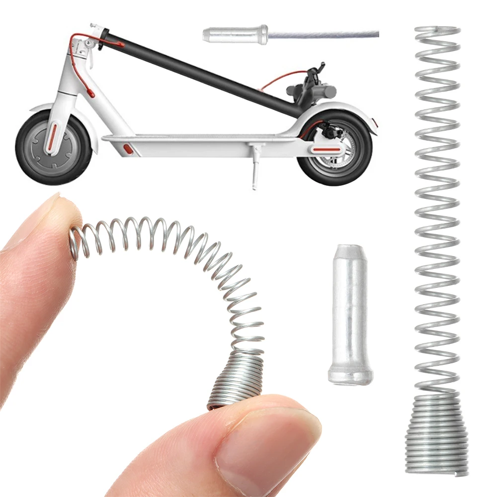 

For Xiaomi M365/Pro Scooter Brake Stainless Steel Retractable Brake Springs Brake Line Tail Caps Brake High Quality Accessory