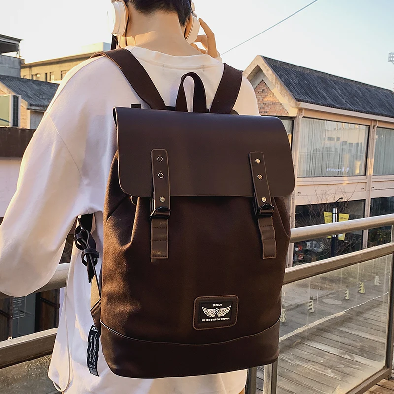

Однотонный школьный портфель для пары Ins, классная сумка в стиле Харадзюку для студентов колледжа, лидер продаж, рюкзак, Женский легкий рюкз...