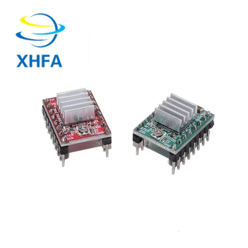 100PCS 3D Printer Parts Reprap A4988 DRV8825 Stepper Motor Driver Module With HeatSink Stepstick Compatible StepStick - купить по