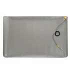 1 шт. черный Desktop Антистатический ESD заземления матовый Силиконовый коврик обслуживания платформы 700*500 мм + шнур для портативных ПК Ремонт