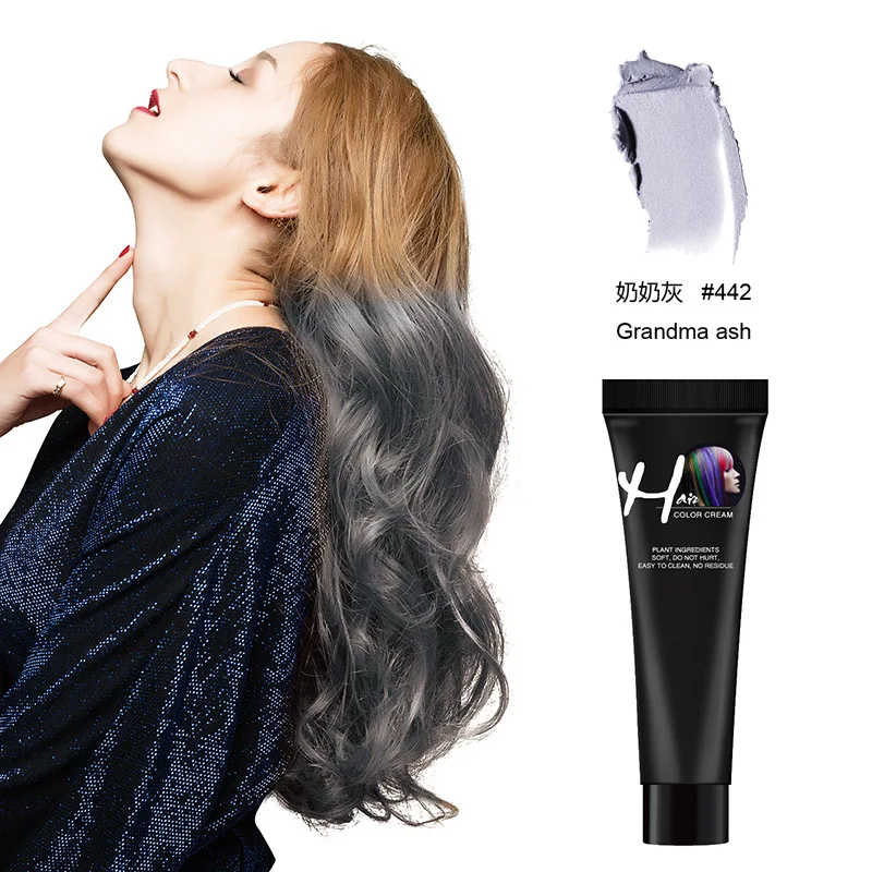 Временная Краска для волос женщин восковая временная краска одноразовая крем