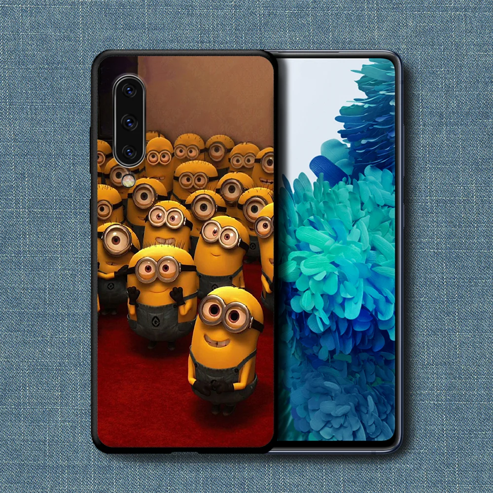 

Cartoon Cute Minione Phone Case For Samsung Galaxy A 3 5 7 8 10 20 20E 21S 30 30S 40 50 51 70 71 black Cell Painting Coque Soft