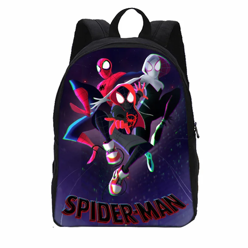 Marvel Anime Men's Bag Spiderman Super Heroes Teenager Student School Bags Cartoons Kids Book Bag Outdoor Sports Travel Backpack