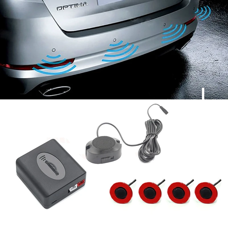 

16.5MM Rotate Radars Car Video Parking Sensor Black Reverse Backup Ra-Dar Car Detector Parking System