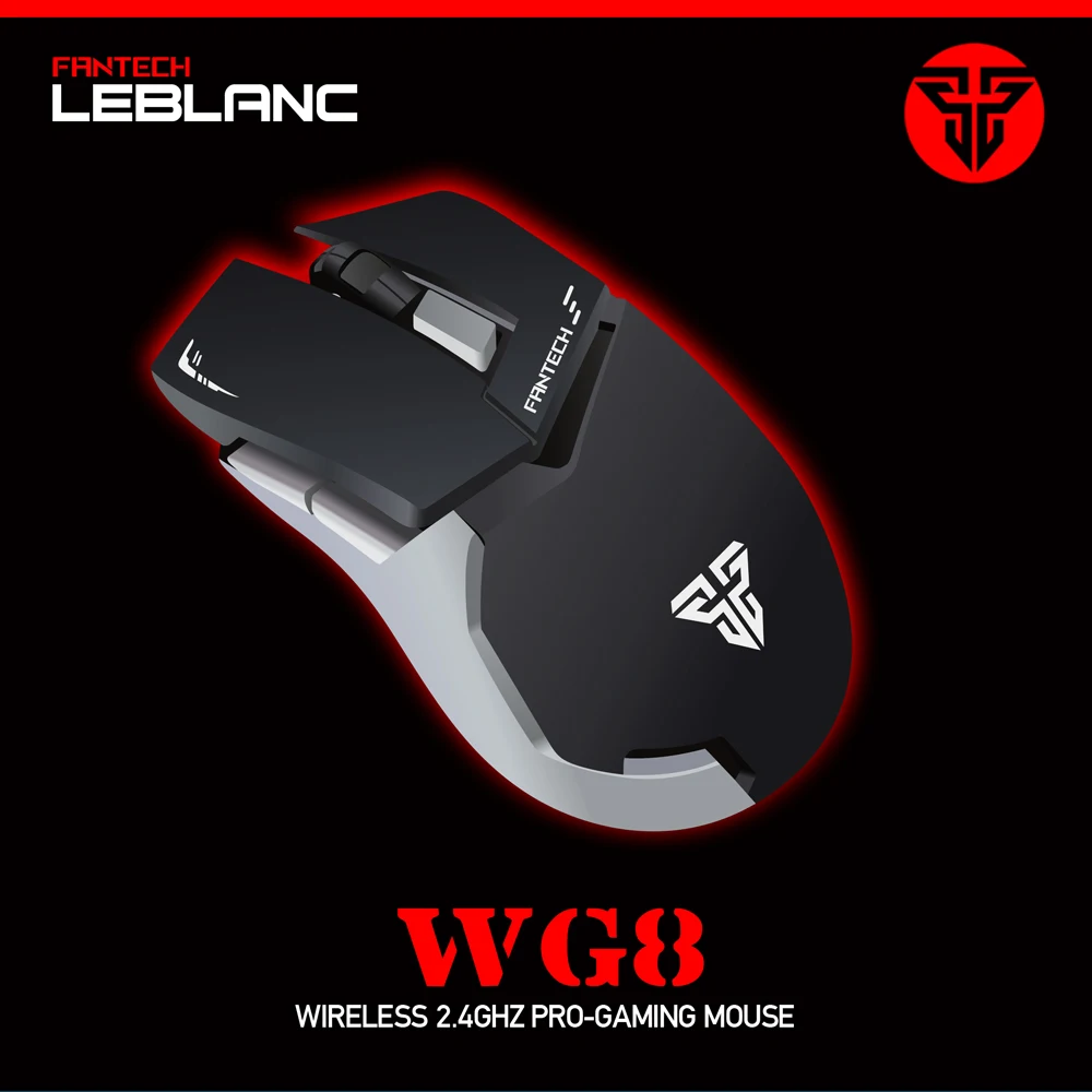 Беспроводная эргономичная игровая мышь FANTECH WG8 2 4 ГГц 2000 DPI регулируемая