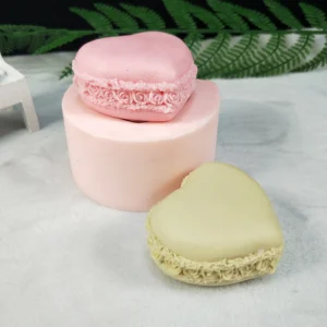 Силиконовые формы для мыла Macarons, гипсовая форма для шоколада, свечи, конфет, глины для мыла, смолы QT0259 PRZY Love Rose