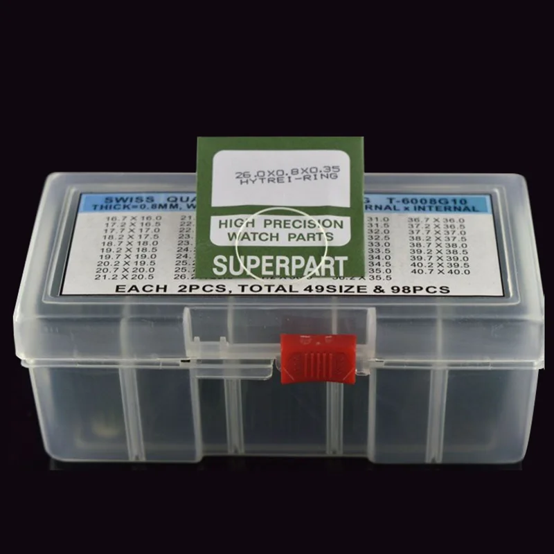 1 комплект водонепроницаемые уплотнительные кольца из прозрачного стекла для