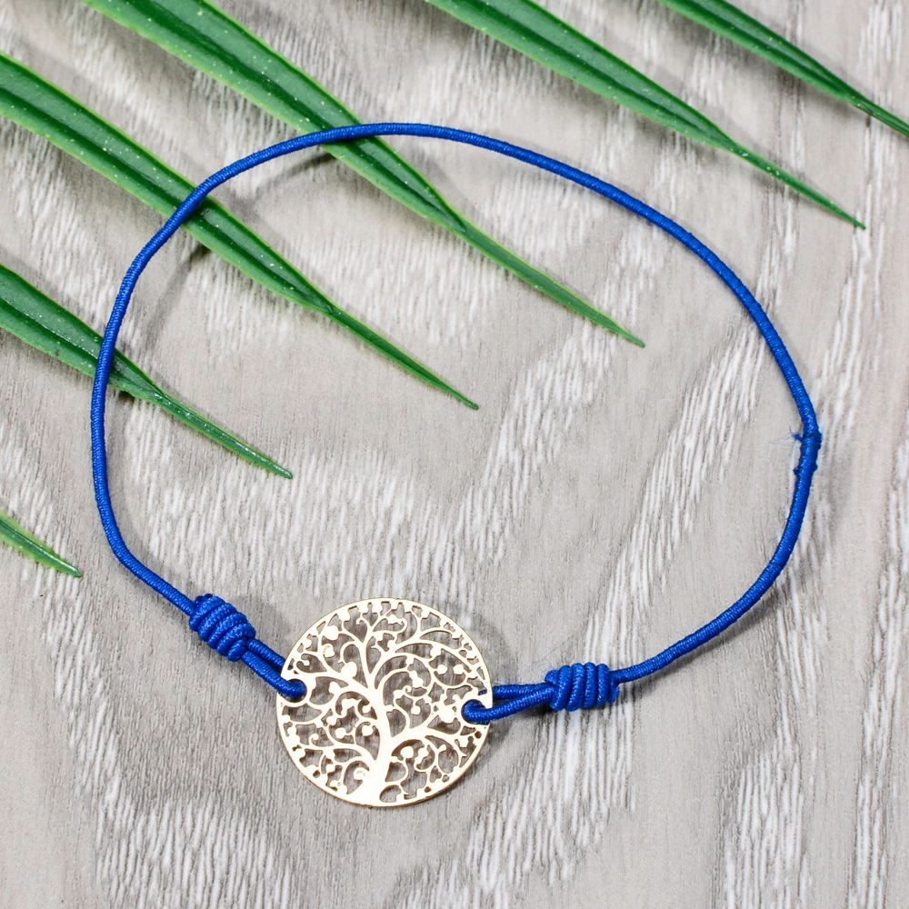 Женский и детский браслет Древо жизни эластичный ручной работы 12 шт. в партии