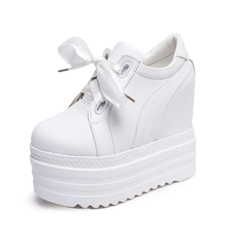 Новинка 2020 женская повседневная обувь на высоком каблуке женские туфли танкетке