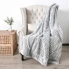 152X 127 см толстое Двухслойное шерпа Флисовое одеяло из искусственного меха флисовое плюшевое одеяло s для кровати дивана Путешествия автомобиля