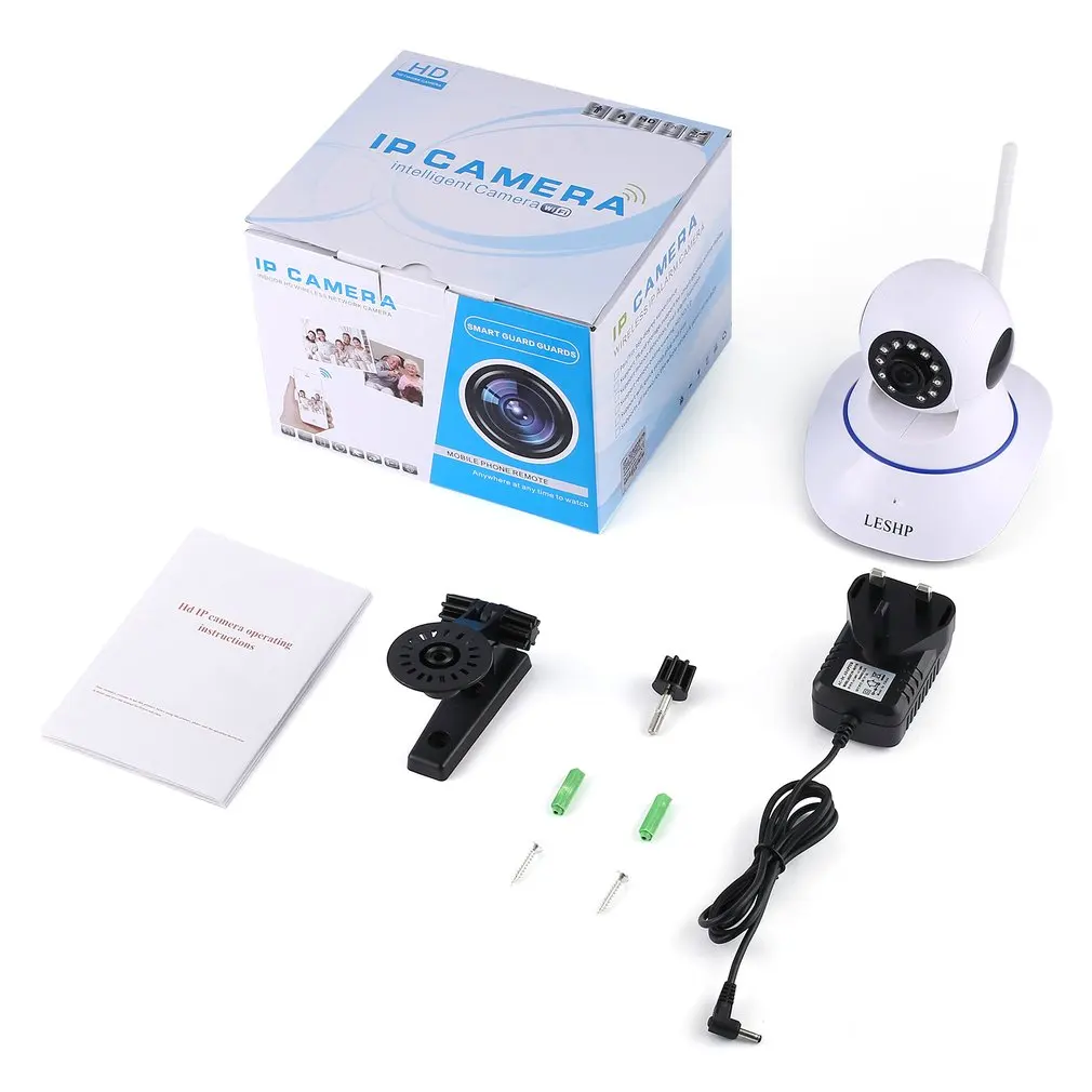LESHP Indoor HD 1080 P беспроводная сетевая ip сигнализация камера 2MP 1920*1080 Plug & Play Ночное