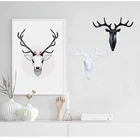 Рога Американский домашний декор крючок настенная полка настенная подвесная креативная настенная индивидуальная голова оленя настенный ключ настенное украшение крючок