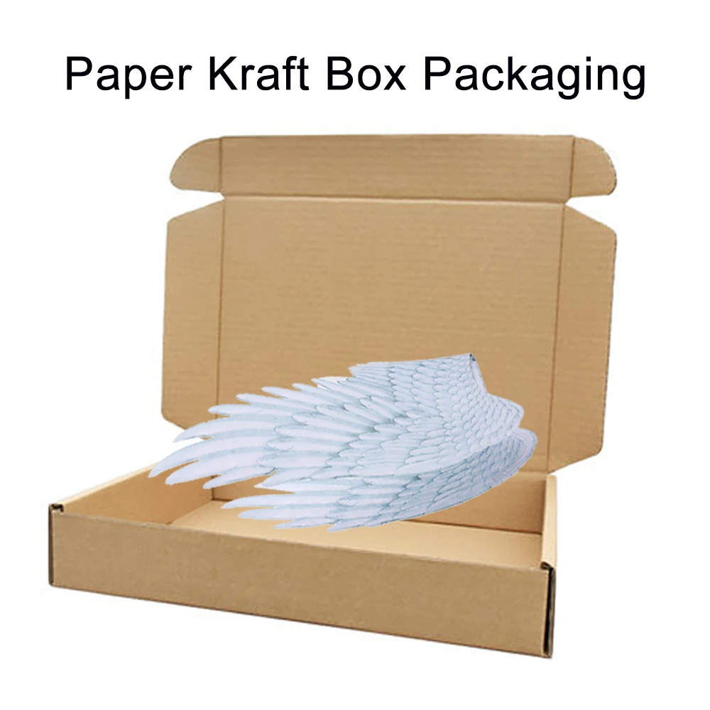 

8 Styles Adult Kids 3D Bird Feather Wing Halloween Cosplay Angel Demon Wings Festival Carnival Costume Prop Paper Box Packaging