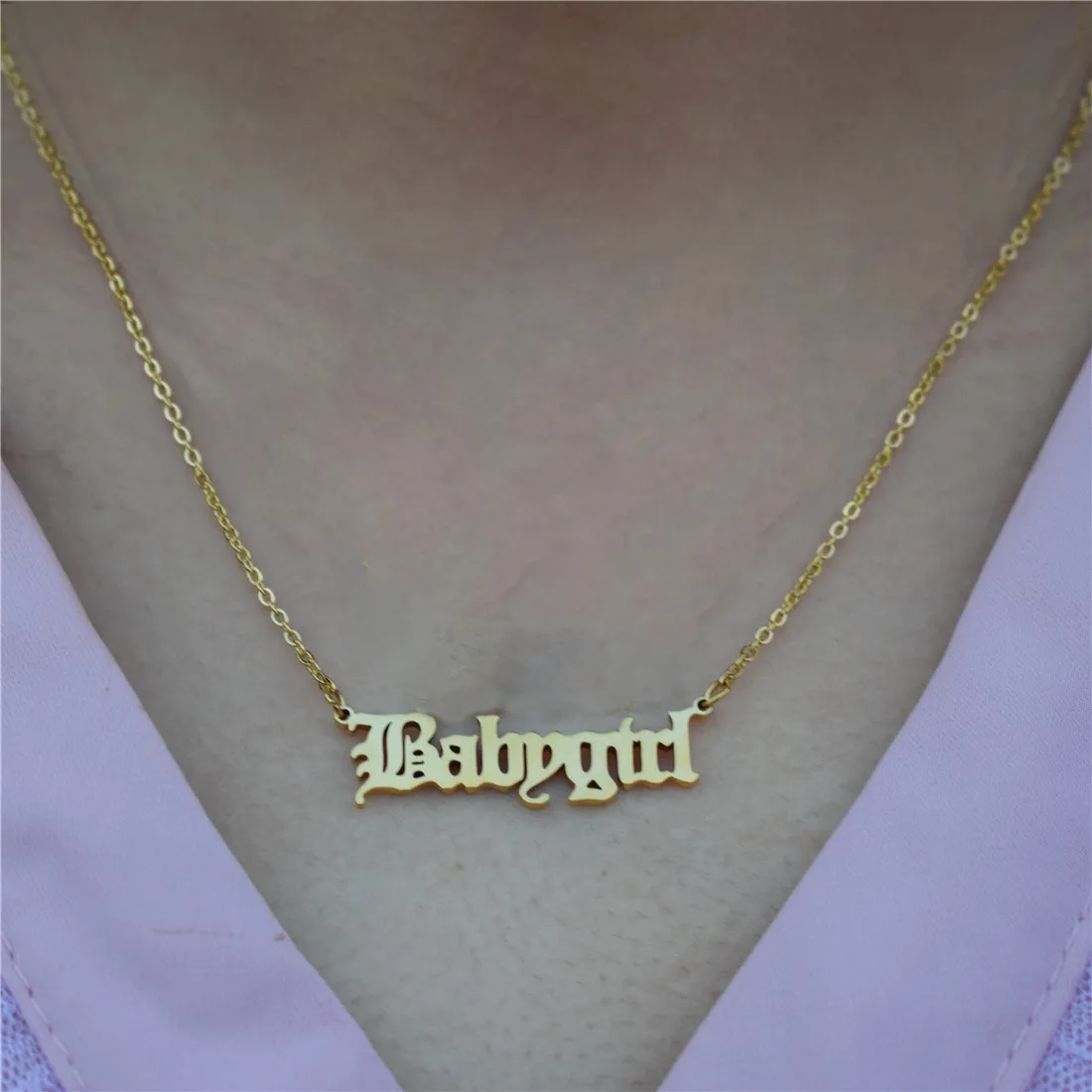 Уникальное ювелирное изделие ожерелье с именем для женщин подарок уникальная