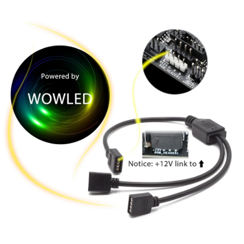 Светодиодная RGB-лента для пк со штекером 4pin RGB | Лампы и освещение