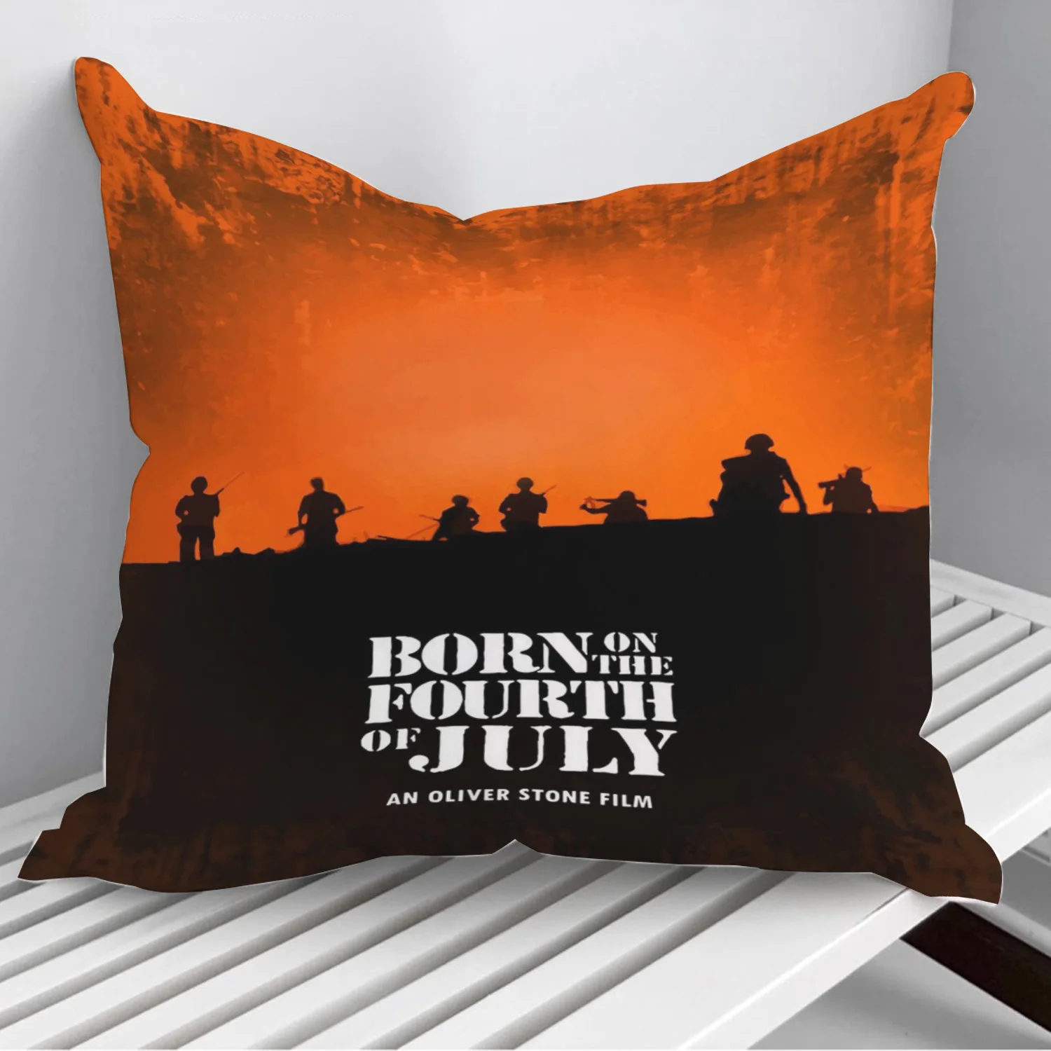 

Наволочка Born On The 4 Of July, чехол для подушки, чехол для кровати, наволочка для домашнего декора, автомобильная наволочка 45*45 см