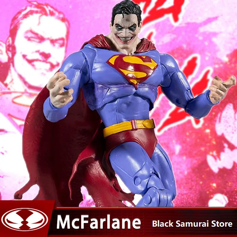 

DC Comics McFarlane Superman Dark Knights Anime action figure 17cm Collectible figurines Model Halloween Gift Toys For Boys