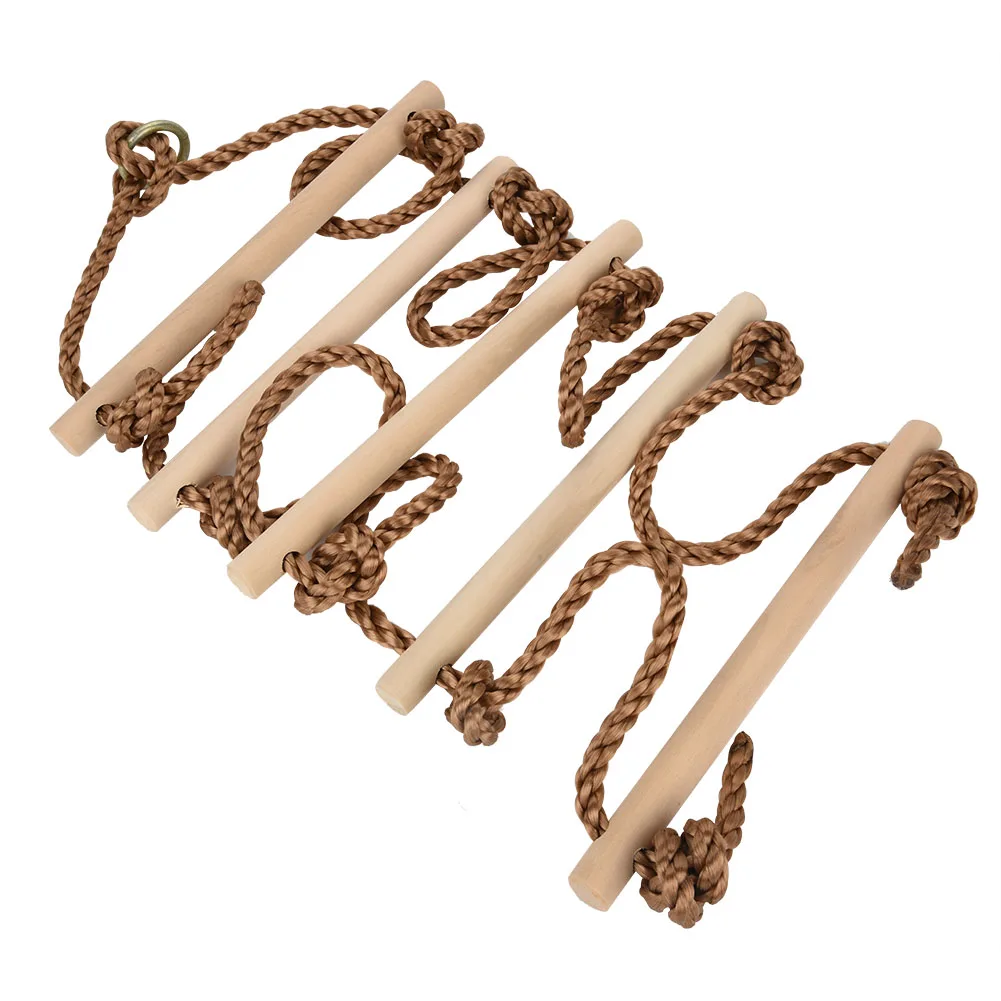 

Climbing Rope Ladder Swing Climb Hang for Kids Garden Exercise Equipment